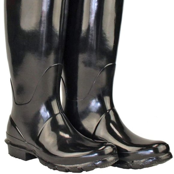 Rockfish Shoes Nwb Rockfish Orig Tall Gloss Black Wellington Boot